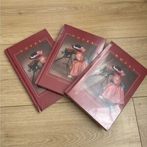 3 Vintage Anne Geddes “Notes” Hardcover Notebook Journal Red Cover – New Sealed